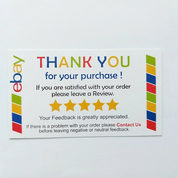 100 Thank You Cards - Picture 4 of 7